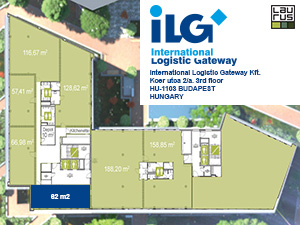Laurus offices floorplan with the new ILG office marked