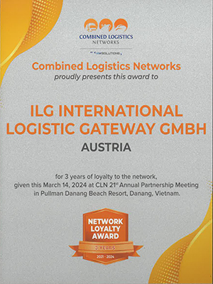 CLN - loyalty award for ILG 3yrs membership